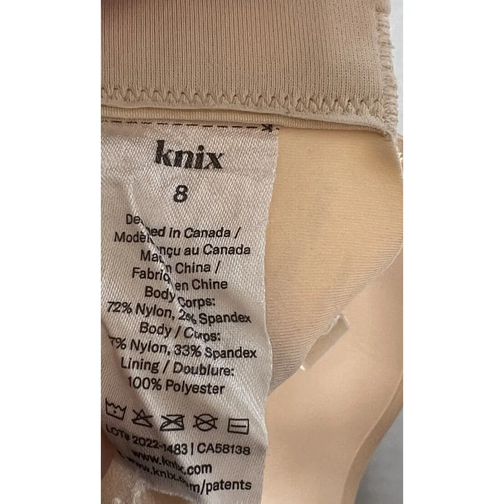 Knix Everyday Wireless Bra Lightly Lined Smoothing Sz 8 Tan Adjustable Band - Picture 5 of 5